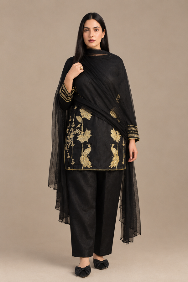 Gul-e-Zar – Embroidered 3-Piece Set