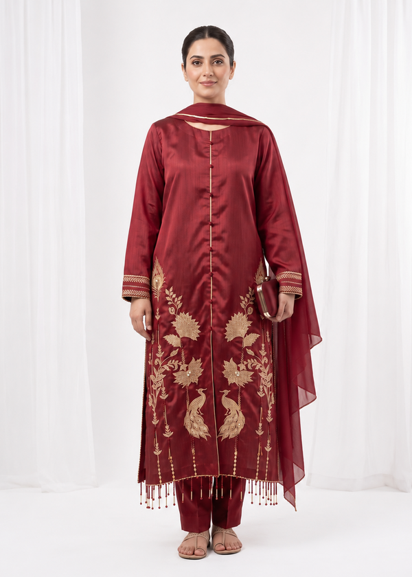 Gul-Nar – Embroidered 3-Piece Set