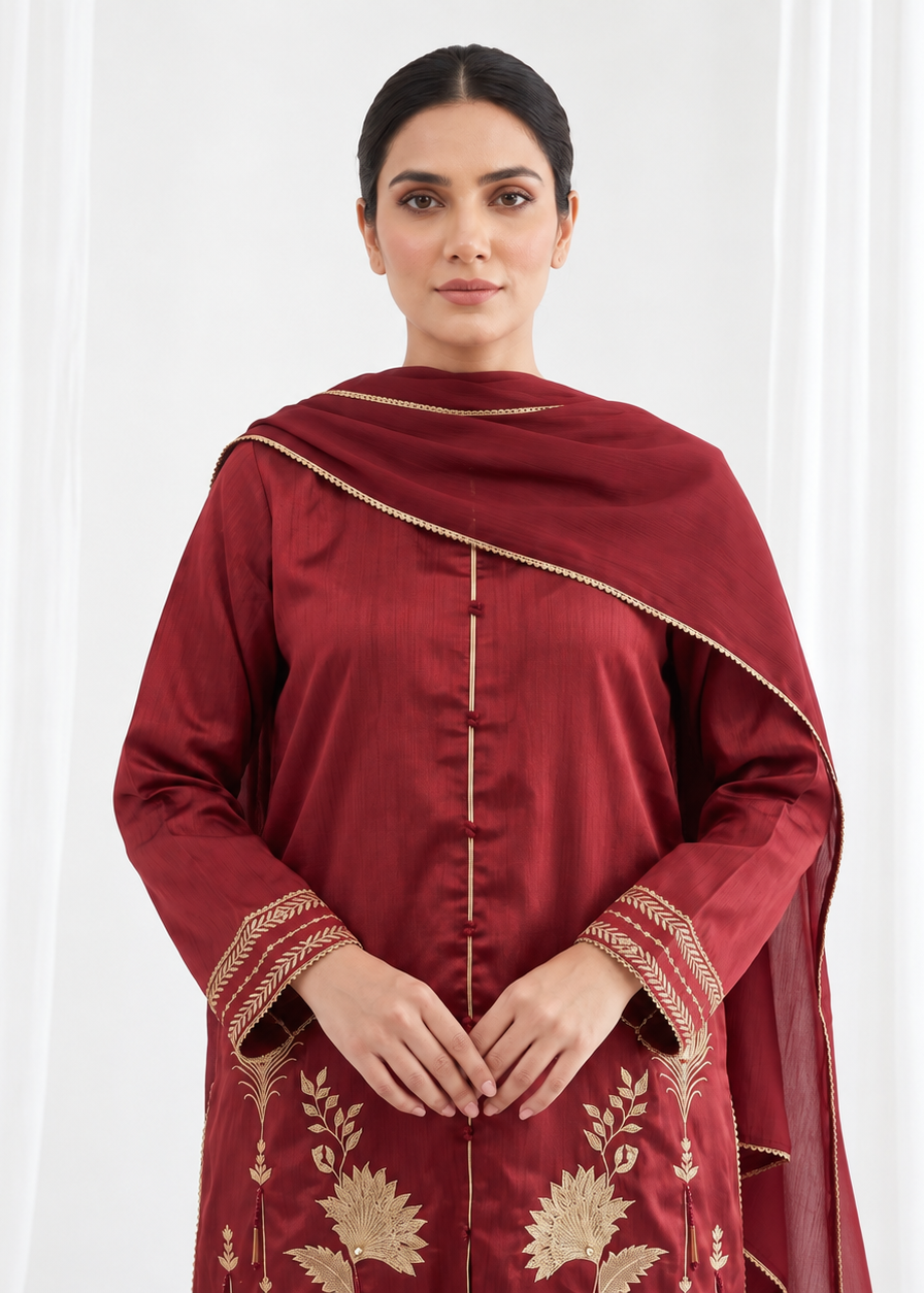 Gul-Nar – Embroidered 3-Piece Set