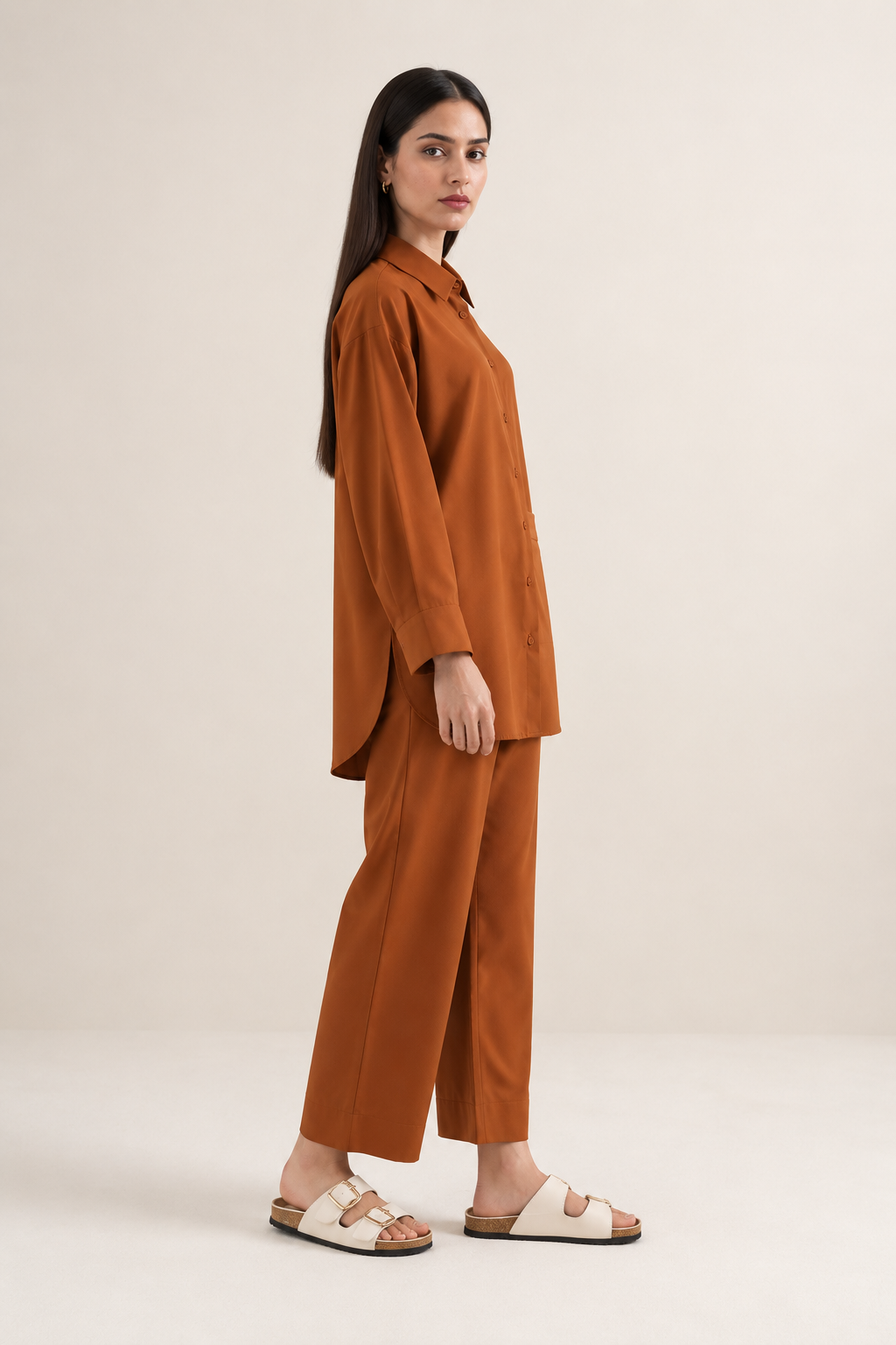 Rust Elegance Co-Ord Set / Ready to Wear